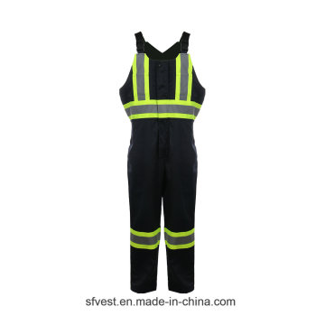 35% Algodão 65% Poliéster High Vis Protect Workwear Safety Wear Coverall